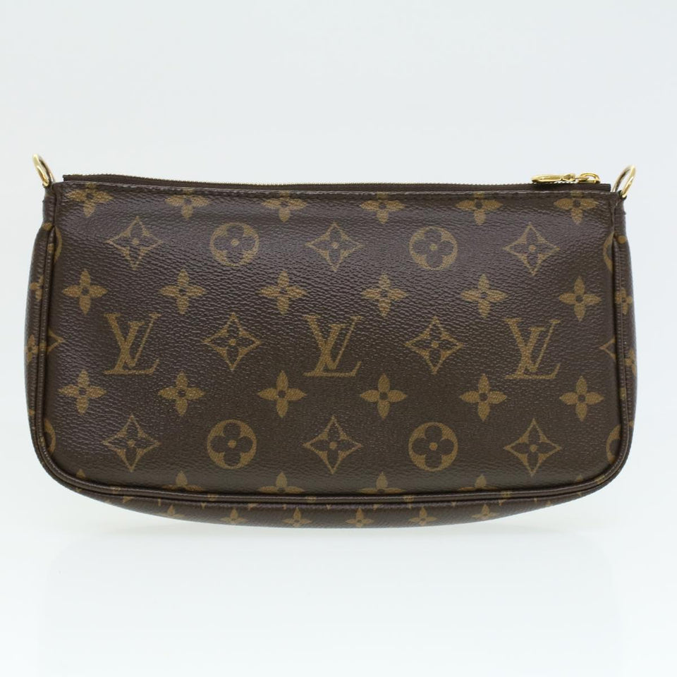 Louis Vuitton Monogram Multi Pochette Accessoires Pouch Khaki LV 33620A Clutch