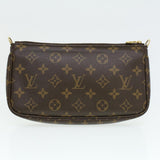 Louis Vuitton Monogram Multi Pochette Accessoires Pouch Khaki LV 33620A Clutch