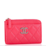 Chanel Cut Out Quilted Caviar Zip Card Holder – Bags Junction