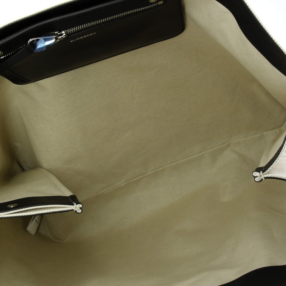 Burberry Lewes Logo Canvas Tote XL – Bags Junction