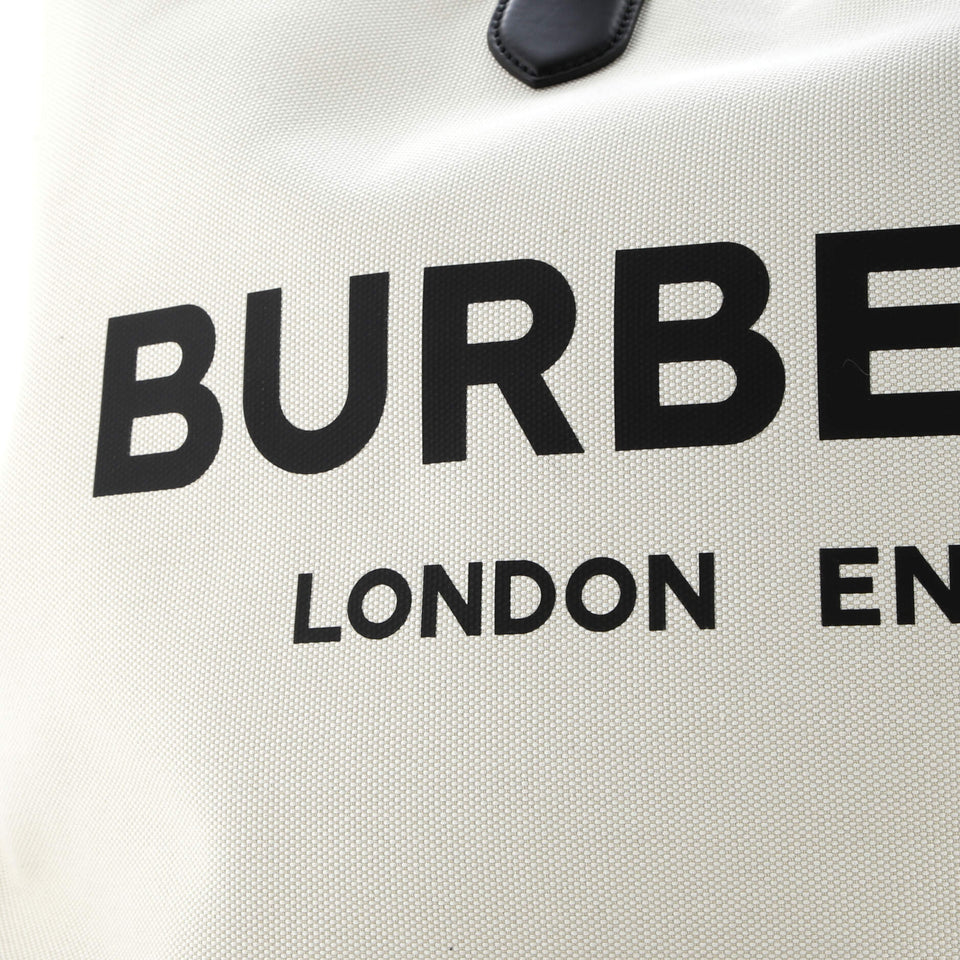 Burberry Lewes Logo Canvas Tote XL – Bags Junction