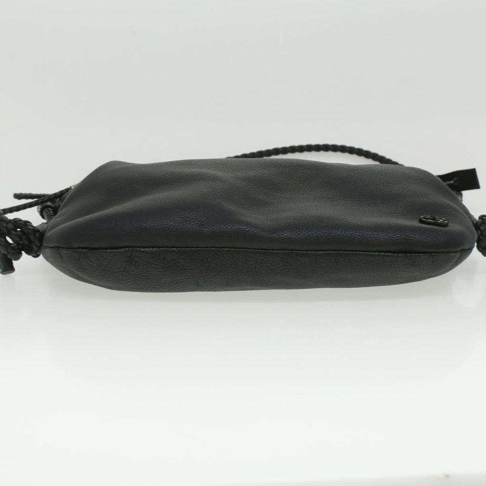 Gucci Interlocking Shoulder Bag Leather Black 268244 33887