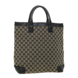 Gucci GG Canvas Hand Bag Navy 1121 34050
