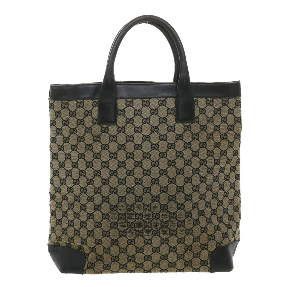 Gucci GG Canvas Hand Bag Navy 1121 34050