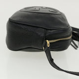 Gucci Soho Shoulder Bag Leather Black 308364 34091