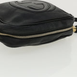 Gucci Soho Shoulder Bag Leather Black 308364 34091