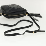 Gucci Soho Shoulder Bag Leather Black 308364 34091