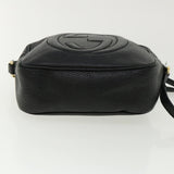 Gucci Soho Shoulder Bag Leather Black 308364 34091