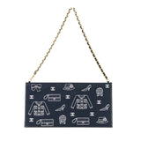 Chanel Icon Line Canvas Leather Shoulder Bag