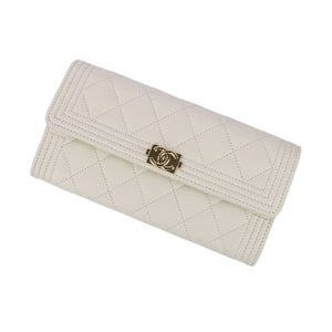 Chanel Boy Chanel Caviar Leather Long Wallet