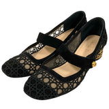 Dior Cannage Embroidered Pumps