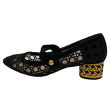 Dior Cannage Embroidered Pumps