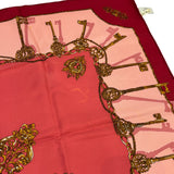 Christian Dior Key Pattern Silk Scarf