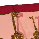 Christian Dior Key Pattern Silk Scarf