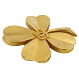 Chanel Clover Motif Coco Mark Brooch