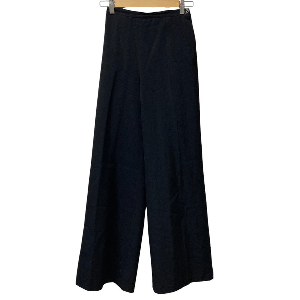 Chanel Coco Mark Button Wide Pants Pants