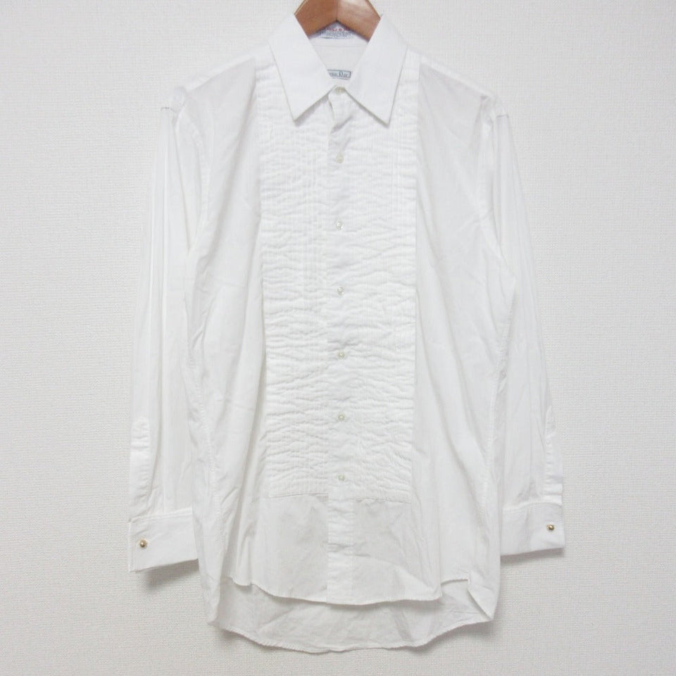 Christian Dior Pintuck Cuff Shirt