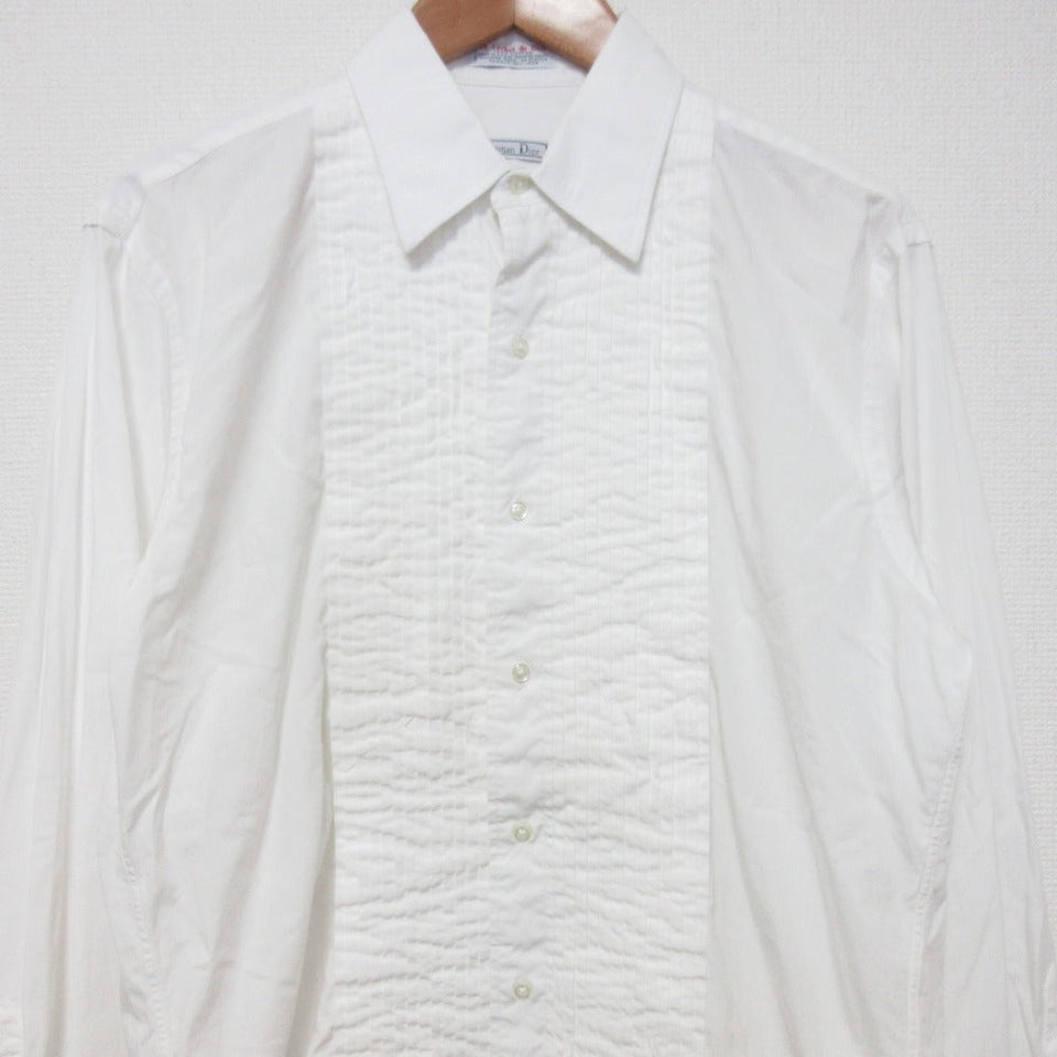 Christian Dior Pintuck Cuff Shirt