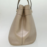 Gucci Horse Bit GG Canvas Hand Bag Leather 2way Gold Beige 320903 34589