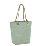 Gucci GG Canvas Shoulder Bag Blue Champagne Gold 0021099 34623