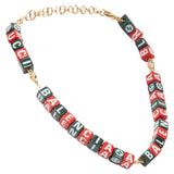 Gucci Luxury Balenciaga Trending 2025 Hacker Project Symbols cubes short necklace