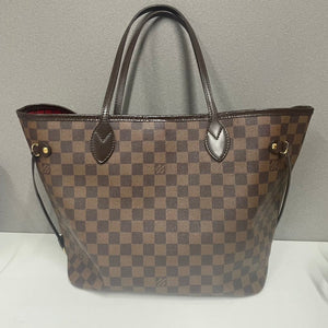 Louis Vuitton Damier Ebene Neverfull MM Tote Bag, Brown