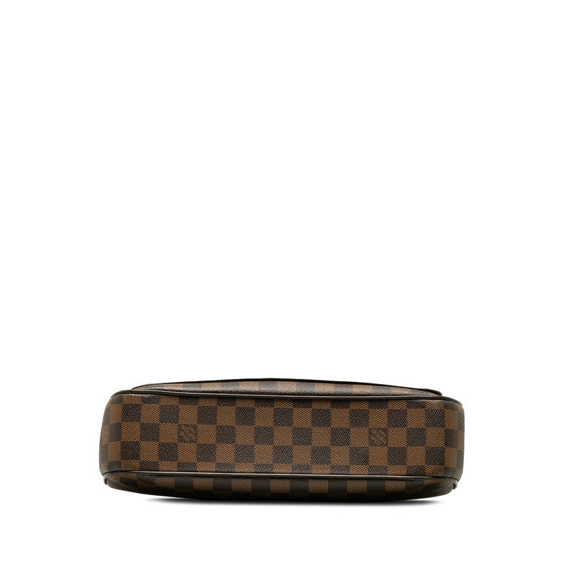 Louis Vuitton Damier Overnight Shoulder Bag Brown PVC Leather Louis Vuitton