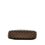 Louis Vuitton Damier Overnight Shoulder Bag Brown PVC Leather Louis Vuitton