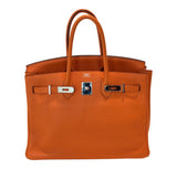 HermesBirkin 35 Orange Togo PHW