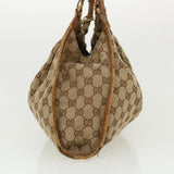 Gucci GG Canvas Hand Bag Beige 76554 35571