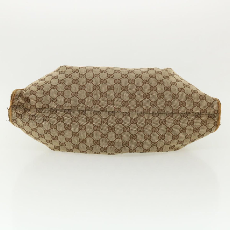 Gucci GG Canvas Hand Bag Beige 76554 35571