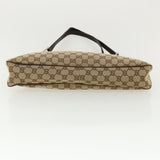 Gucci GG Canvas Shoulder Bag Beige 121023 35573