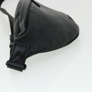 Louis Vuitton Monogram Shadow Discovery Bum Bag PM Body Bag Auth 35611A