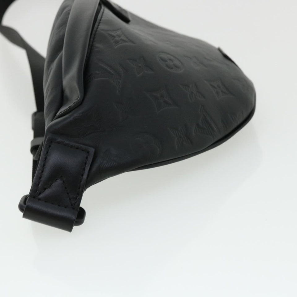 Louis Vuitton Monogram Shadow Discovery Bum Bag PM Body Bag Auth 35611A