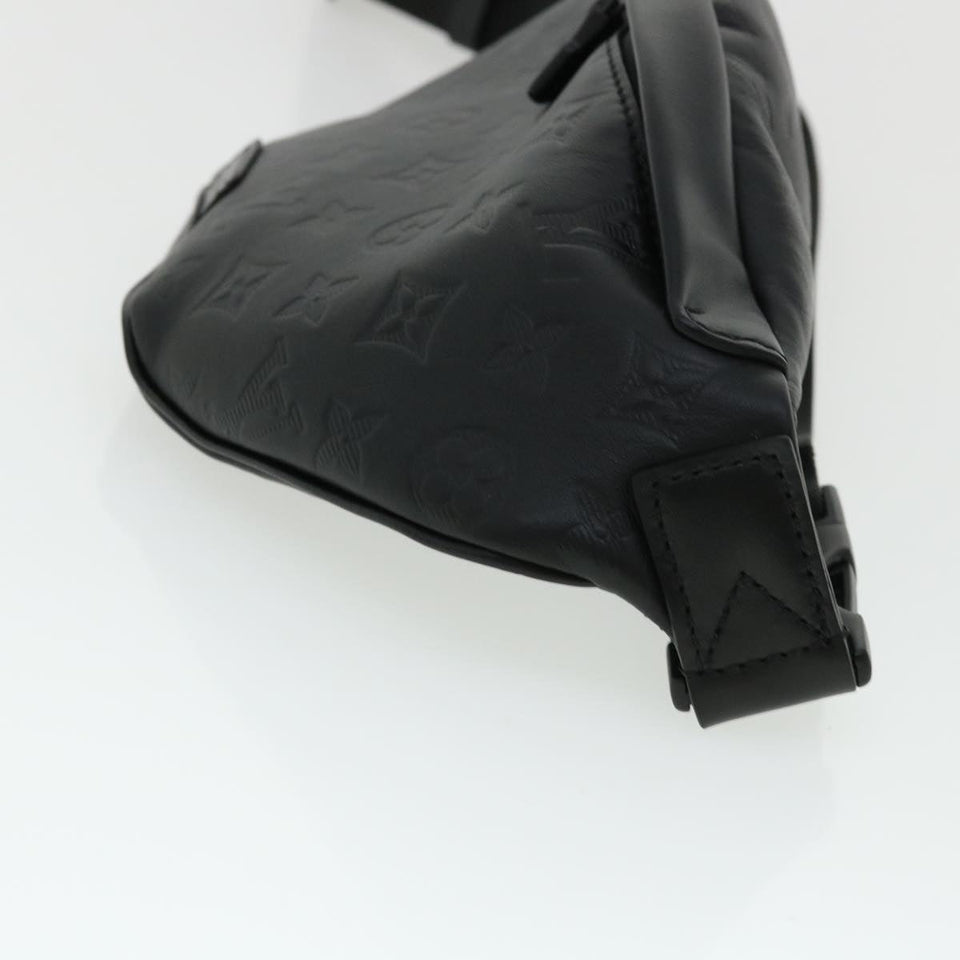 Louis Vuitton Monogram Shadow Discovery Bum Bag PM Body Bag Auth 35611A