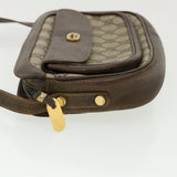 Gucci GG Canvas Shoulder Bag PVC Leather Beige Brown 35644