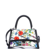 Gucci x Luxury Balenciaga Trending 2025 The Hacker Project Hourglass Top Handle Bag Flora Canvas Small