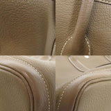 Hermes Garden Party PM Etoupe Tote Bag Leather