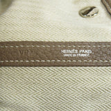 Hermes Garden Party PM Etoupe Tote Bag Leather