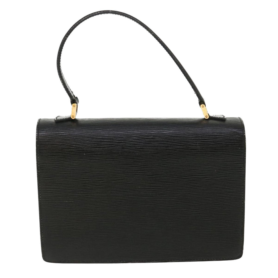 Louis Vuitton Epi Concorde Hand Bag Black LV Auth
