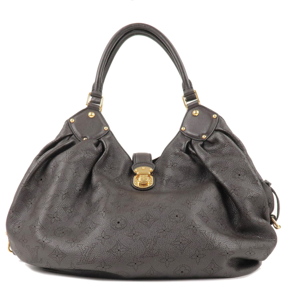 Louis Vuitton Monogram Mahina L Shoulder Bag Gris