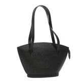 Louis Vuitton Epi Saint Jacques Poignees Shoulder Bag Black LV Auth