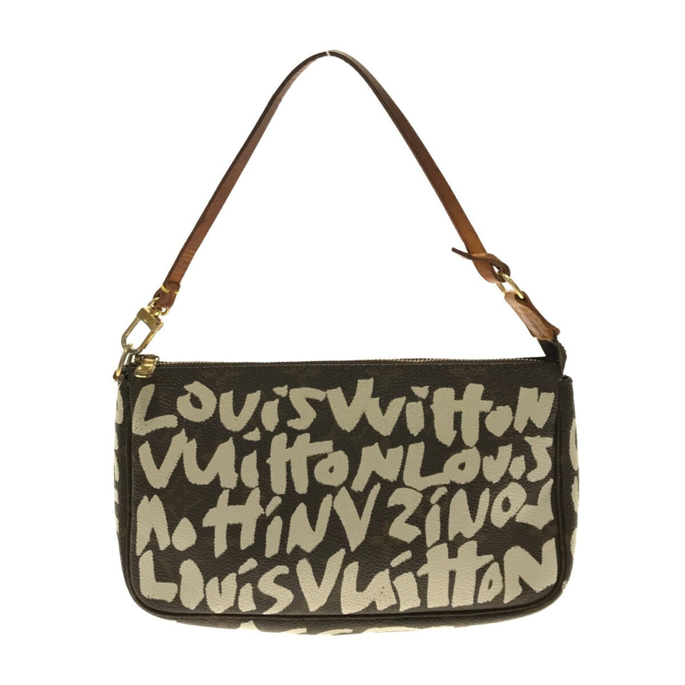 Louis Vuitton Pochette Accessoires Monogram Graffiti Canvas Handbag