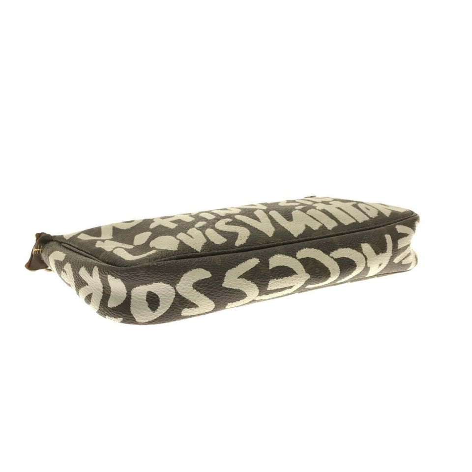 Louis Vuitton Pochette Accessoires Monogram Graffiti Canvas Handbag