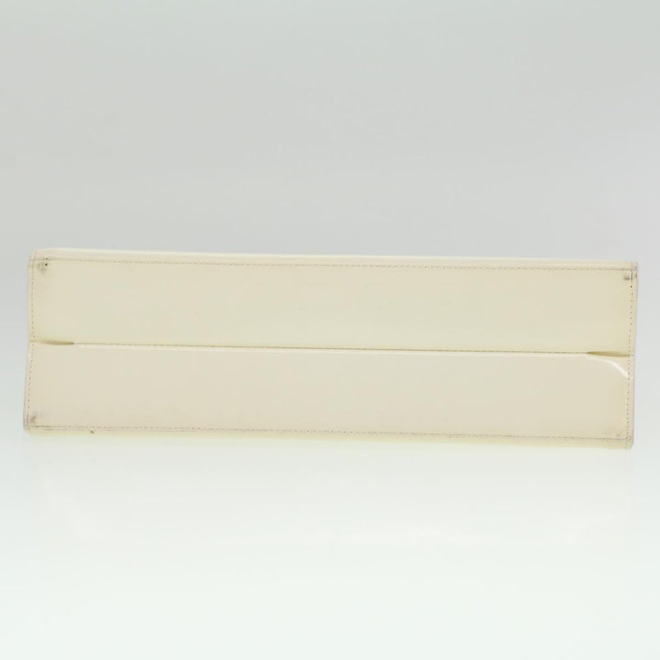 Gucci Shoulder Bag Enamel White 36383