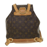 Louis Vuitton Monogram Montsouris MM Backpack LV Auth