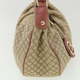 Gucci Shoulder Bag Canvas Beige 232955 36404