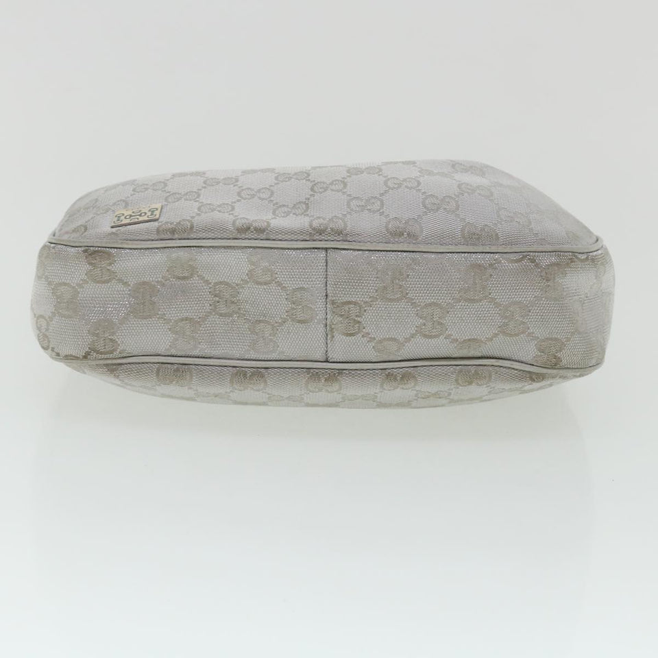 Gucci GG Canvas Hand Bag Silver 2683757 36427