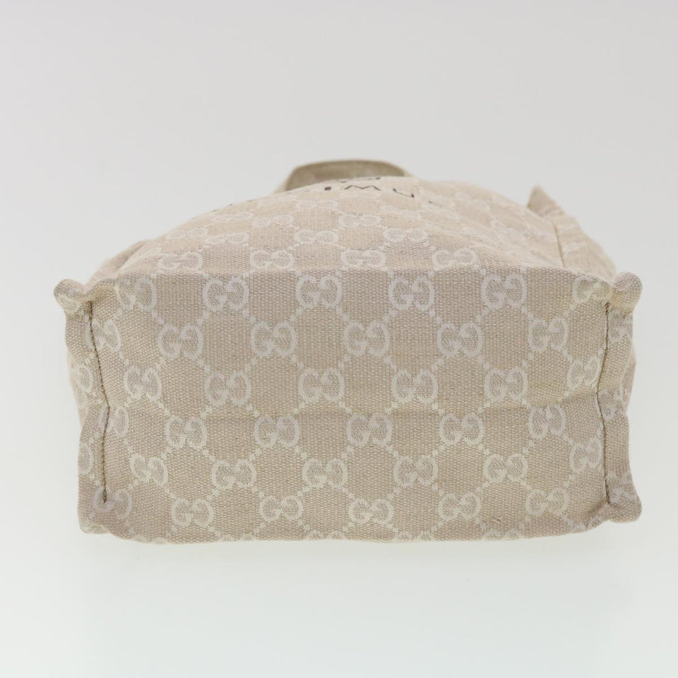 Gucci GG Canvas Hand Bag Beige 283414 36445