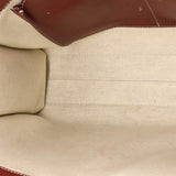 Burberry Logo Pocket Tote Canvas & Leather Medium - Bags Junction